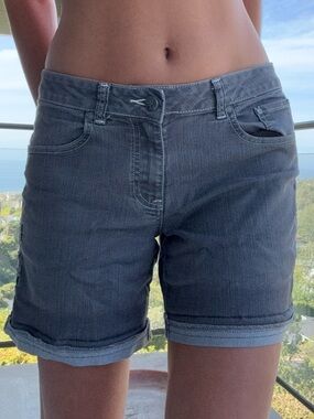 Women’s Prana Dark Gray Denim Shorts